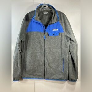 Columbia Men's Performance Jacket in Gray and Blue A0478